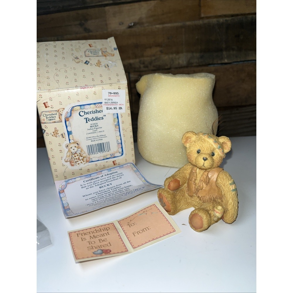 Cherished Teddies #912816 Bucky‎ How I Love Being Friends With You